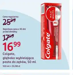 Rossmann Colgate głęboko wybielająca pasta do zębów oferta