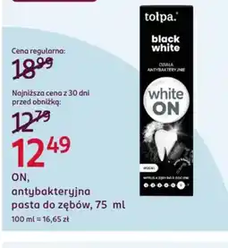 Rossmann Tolpa pasta do zębów Black White oferta