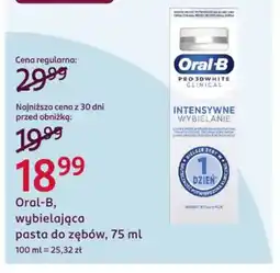 Rossmann Oral-B wybielająca pasta do zębów oferta