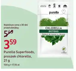 Rossmann Purella Superfoods proszek chlorella oferta