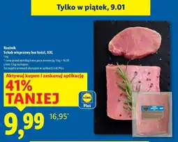 Lidl Schab wieprzowy bez kości Rzeźnik Codzienna Dostawa oferta