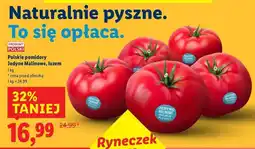 Lidl Pomidory malinowe polska oferta