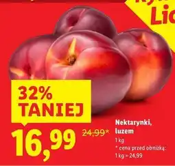 Lidl Nektarynki oferta