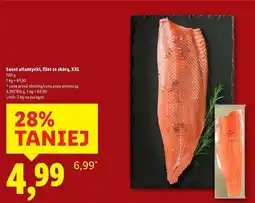Lidl Łosoś atlantycki filet ze skórą świeży oferta