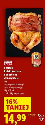 Lidl Kurczak z boczkiem w marynacie do pieczenia Rzeźnik Codzienna Dostawa oferta