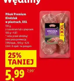 Lidl Kindziuk z pieprzem Pikok oferta