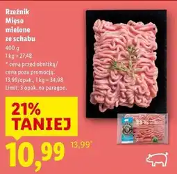 Lidl Mięso mielone ze schabu Rzeźnik Codzienna Dostawa oferta