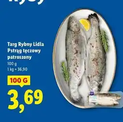 Lidl Pstrąg tęczowy patroszony Targ Rybny Lidla oferta