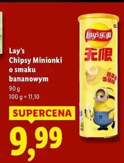 Lidl Chipsy bananowe minionki Lay's oferta