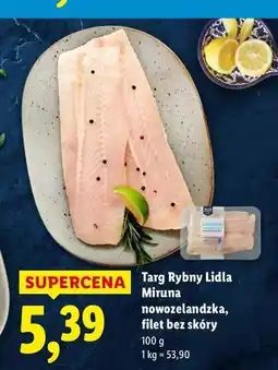 Lidl Miruna filet bez skóry Targ Rybny Lidla oferta