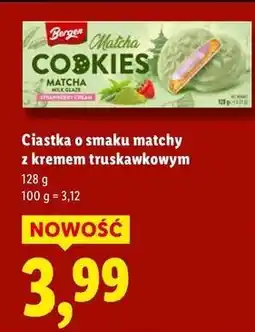Lidl Ciastka matcha Bergen oferta