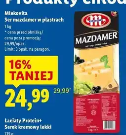 Lidl Ser mazdamer plastry Mlekovita oferta