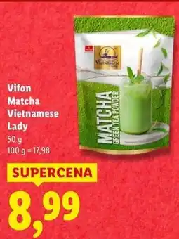 Lidl Herbata zielona matcha Vifon oferta