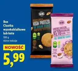 Lidl Ciastka peanut butter Box oferta