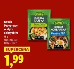 Lidl Przyprawa koreańskie bbq z sezamem i płatkami chili Kamis oferta