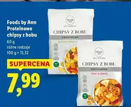 Lidl Chipsy z bobu proteinowe olives & sweet herbs Foods By Ann oferta