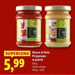 Lidl Pasta imbir House Of Asia oferta
