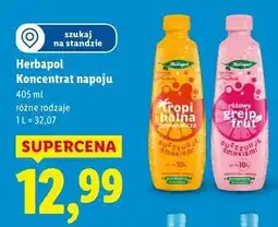 Lidl Syrop różowy grejpfrut Herbapol oferta