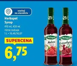 Lidl Syrop grenadyna Herbapol oferta