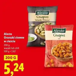 Lidl Orzechy ziemne w cieście chili Alesto oferta