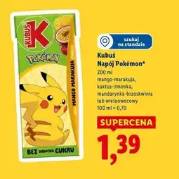 Lidl Sok wieloowocowy Kubuś 100% oferta