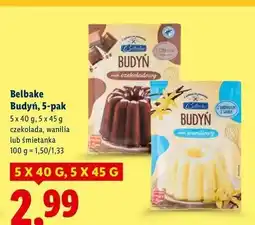 Lidl Budyń śmietankowy Belbake oferta
