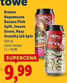 Lidl Piwo Nepomucen Spin oferta