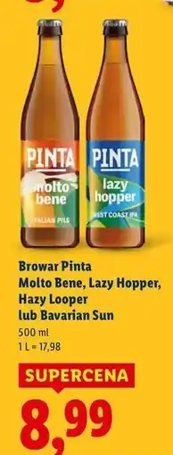 Lidl Piwo hazy looper Pinta oferta
