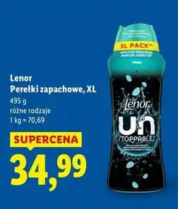 Lidl Perełki zapachowe fresh Lenor Unstoppables oferta
