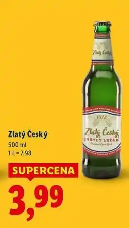 Lidl Piwo Zlaty Cesky Svetly Lezak oferta