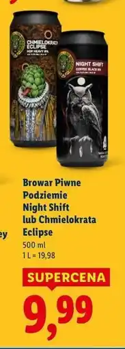 Lidl Piwo Piwne Podziemie Chmielokrata Eclipse oferta