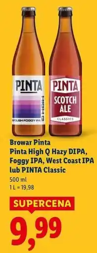 Lidl Piwo high q hazy dipa Pinta oferta