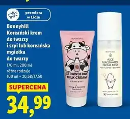Lidl Krem do twarzy strawberry milk Bonnyhill oferta