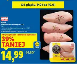 Lidl Rzeźnik Polski kurczak – filety z piersi, XXL oferta