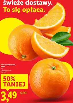 Lidl Pomarańcze deserowe, luzem oferta