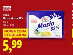 Lidl Pilos Masło ekstra 82% oferta