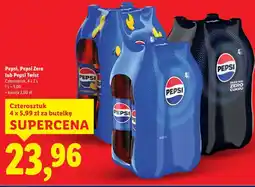 Lidl Pepsi, Pepsi Zero lub Pepsi Twist (4 x 2L) oferta