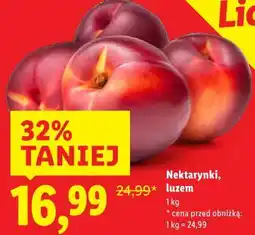 Lidl Nektarynki, luzem oferta