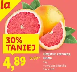 Lidl Grejpfrut czerwony, luzem oferta