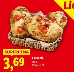 Lidl Focaccia oferta
