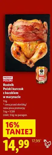 Lidl Rzeźnik Polski kurczak z boczkiem w marynacie oferta