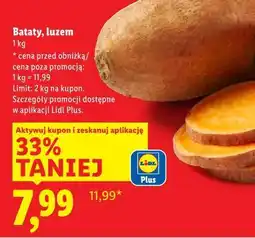 Lidl Bataty, luzem (1 kg) oferta