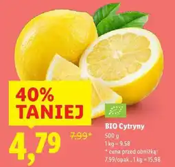 Lidl BIO Cytryny oferta