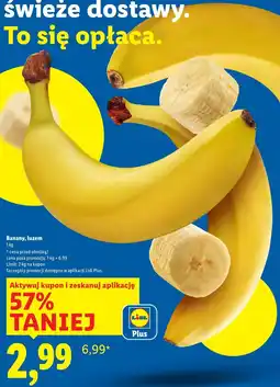 Lidl Banany, luzem (1 kg) oferta