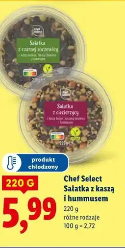Lidl Chef Select Sałatka z kaszą i hummusem - różne rodzaje oferta