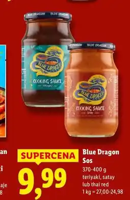 Lidl Blue Dragon Sos 370-400 g teriyaki, satay lub thai red oferta