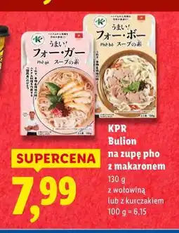 Lidl KPR Bulion na zupe pho z makaronem oferta
