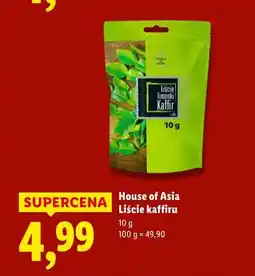 Lidl House of Asia Liście kaffiru oferta