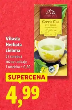 Lidl Vitasia Herbata zielona oferta