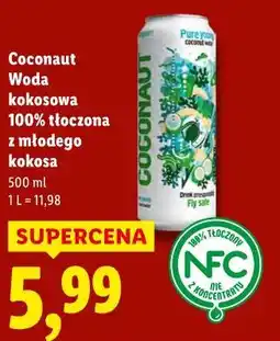 Lidl Coconaut Woda kokosowa 100% tłoczona z młodego kokosa oferta